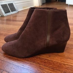 COACH dark brown booties. NWOT